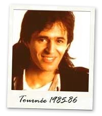 Tour cover - Tournée 1985-86